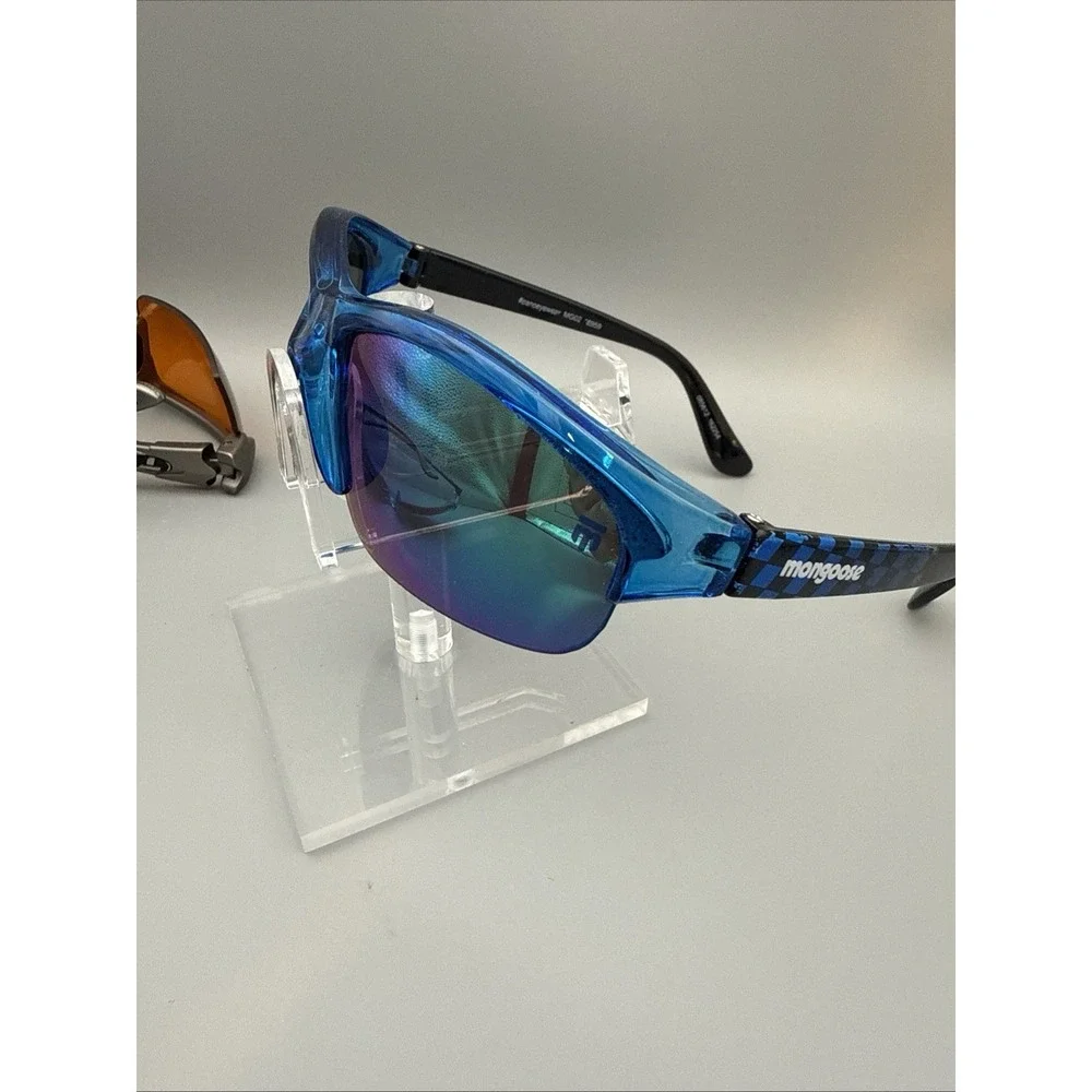 Lot of 3 Authentic Tifosi & Mongoose Sunglasses- Ble & Silver Cycling Polarized